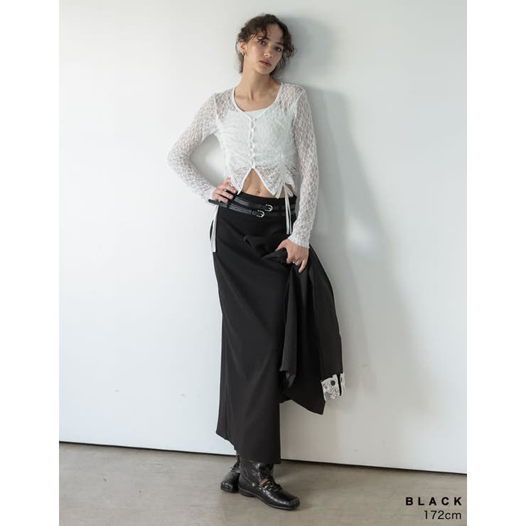 Re:EDIT 2WAYカットアウトレースアップドレープカフフラットブーツ シューズ・靴 shoplistselect-10554849 SHOPLIST サンプル画像3