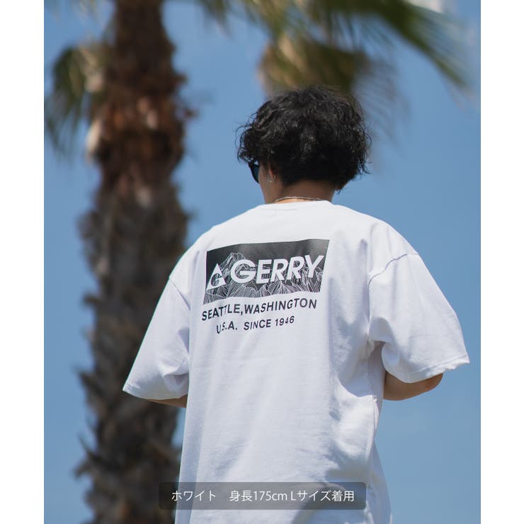 improves 半袖Tシャツ メンズ GERRY ジェリー 別注プリント カットソー バックプリ...