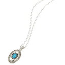 【マラソン期間中 5%OFFクーポン】アクセサリーショップPIENA ラウンド形ネリターコイズネックレス シルバー925 トルコ石 ネイティブアメリカン インディアン ペンダント メンズ プレゼント用にもギフト アクセサリー