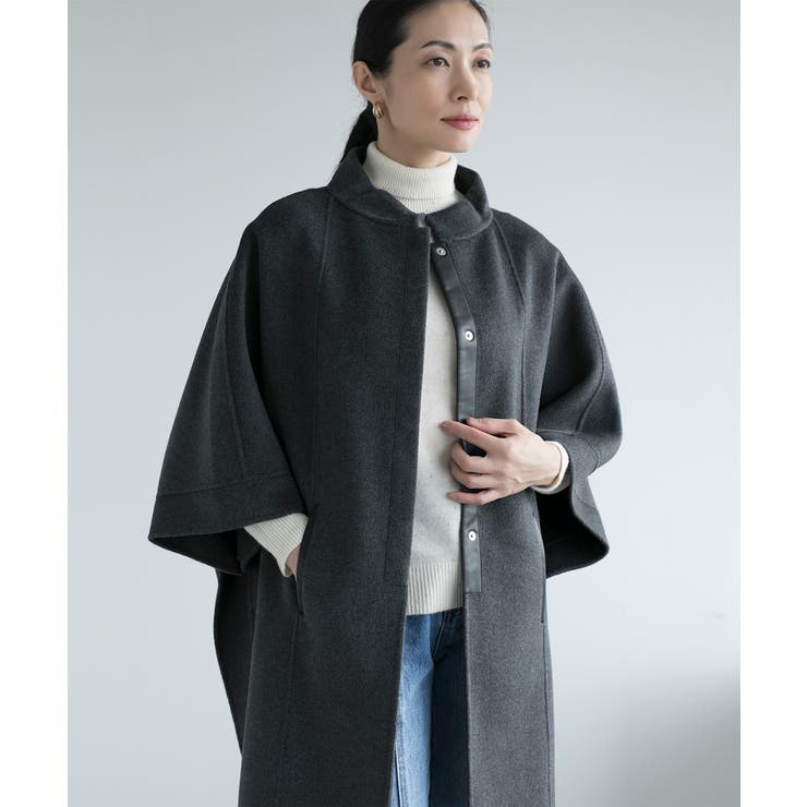 Turn-Down Collar Coat - DECADECLASSIC 【DECADE CLASSIC】ベルト付きステンカラーコート アウター(コート・ジャケットなど)