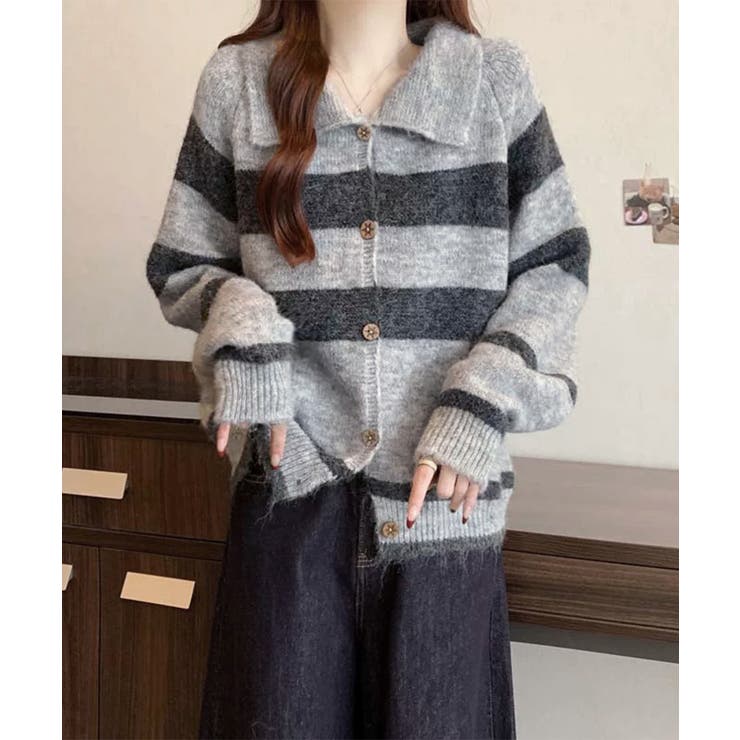 SUNSHINE CLOSET ニットセーター レディース 長袖 無地 きれいめ ベーシック 着やせ オフィスカジュアル 通勤 秋冬 着回し トップス shoplistselect-10557846 SHOPLIST サンプル画像2