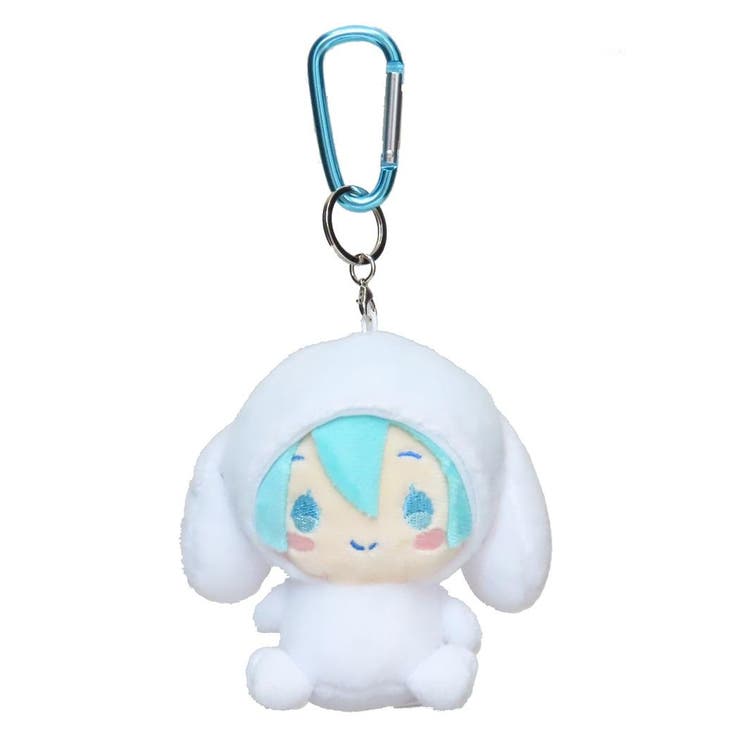 【10％OFFクーポン！10/27(火)9:59まで】cinemacollection 初音ミクxシナモロール マスコット カラビナ付きマスコット きぐるみ サンリオ ケイカンパニー ミニぬいぐるみ キャラクター グッズ 小物