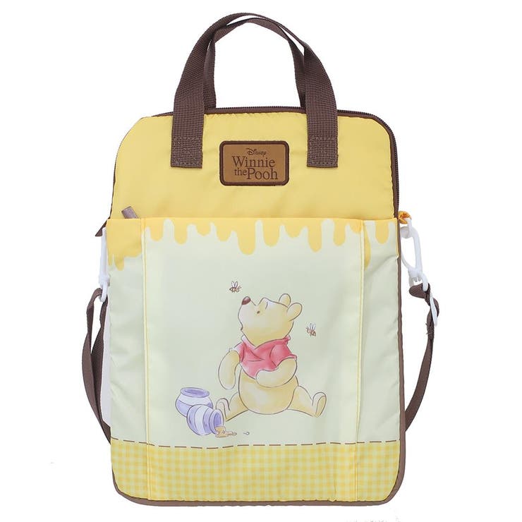 cinemacollection くまのプーさん タブレットケース ガジェットケース チェックハチミツ 新入学 ディズニー 丸眞 入園入学準備雑貨 キャラクター グッズ 小物 shoplistselect-10559632 SHOPLIST パッケージ画像
