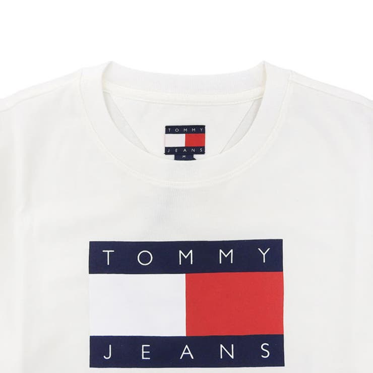 Riverall TOMMY HILFIGER トミーヒルフィガー Tシャツ カットソー 半袖 レディース S コットン ホワイト TJW REG TJ FLAG SS TEE DW22562ECRUS TOMMY HILFIGER トップス shoplistselect-10569478 SHOPLIST サンプル画像3