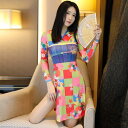 GRAXIA レトロポップでキュートな柄が愛くるしさを演出し大きく入ったサイドスリットで色気を放つ着物風コスプレ(セクシーコスプレ) コスチューム