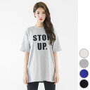【4/27 9:59まで 10%OFFクーポン】KawaiCat 【ts18399】トップス レディース Tシャツ 半袖 カットソー 英ロゴ プリント 5分袖 オーバーサイズ ゆったり 体型カバー 春夏 白 グレー 青 トップス