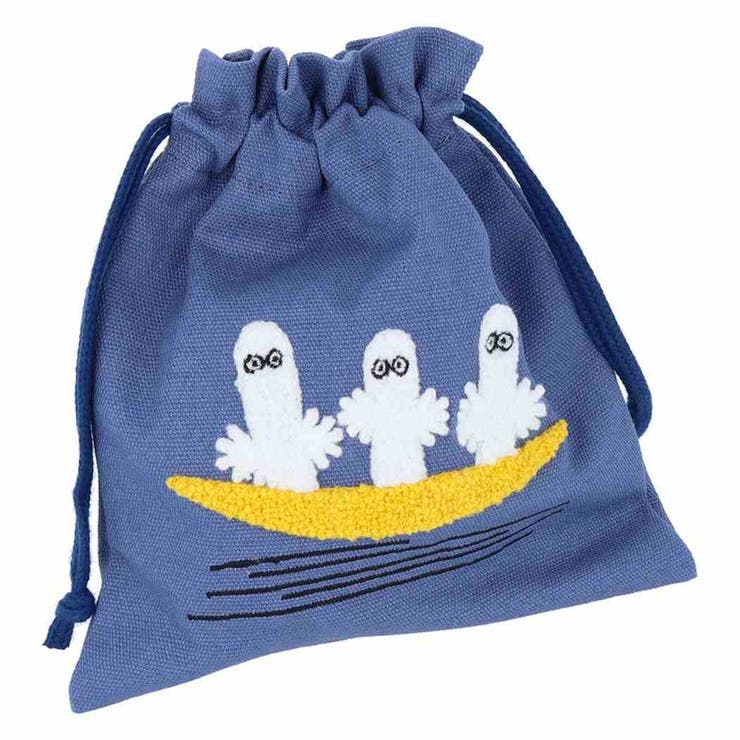【10％OFFクーポン！10/21(水)9:59まで】cinemacollection ムーミン 巾着袋 サガラ刺繍きんちゃくポーチ ニョロニョロ B 北欧 サンスター文具 小物入れ キャラクター グッズ 浴衣・着物 shoplistselect-10576736 SHOPLIST サンプル画像3