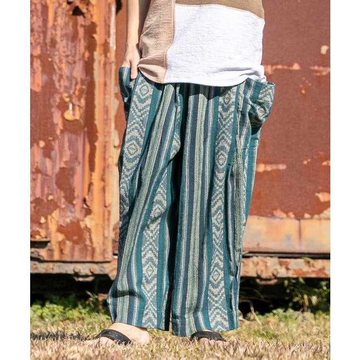 アミナコレクション 【チャイハネ】ネイオMEN'Sワイドパンツ パンツ・ズボン