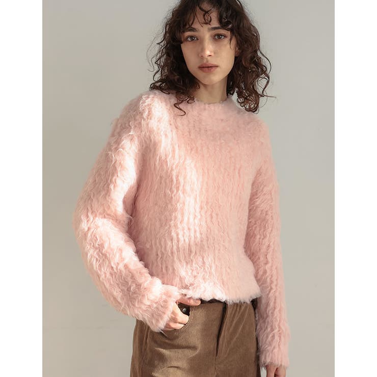 Re:EDIT [TREND ITEM COLLECTION]ウェーブブラッシュシャギーニットトップス トップス shoplistselect-10582236 SHOPLIST サンプル画像2