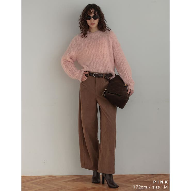 Re:EDIT [TREND ITEM COLLECTION]ウェーブブラッシュシャギーニットトップス トップス shoplistselect-10582236 SHOPLIST サンプル画像3