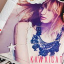 【7/11 1:59まで 5%OFFクーポン】KawaiCat 【ne8940】ラインストーンスターモチーフデザインのボールチェーンネックレス アクセサリー