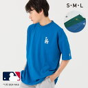 chil2 Tシャツ 半袖 MLB ドジャース ヤンキース アスレチックス メンズ レディース ロゴ トップス 刺繍 アップリケ ワッペン 夏 S M L トッ...