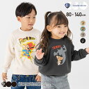 chil2 トムとジェリー キッズ トレーナー スウェット 子供服 ベビー服 長袖 男の子 女の子 キャラクター 裏毛 トップス トムジェリ 映画 ワーナーコラ...