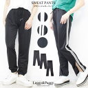 【8/11まで5%OFFクーポン】Leggy&Paggy 夏版 ライン入りジョガーパンツ サイドスリットパンツ 選べるデザイン パンツ・ズボン