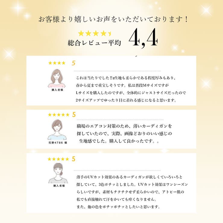 PINK PINK PINK UVカットシアーカーディガン（Vネック・Uネック）レディース シアートップス シースルー 薄手 肩掛け カーディガン 薄い 軽い 涼しい 透け 紫外線 UVケア トップス 夏 仕事 オフィス 韓国ファッション 冷え 冷房対策 shoplistselect-10030432 SHOPLIST サンプル画像2