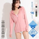 PINK PINK PINK ストレッチラフラッシュガードパーカー ラッシュガード UVカット 紫外線対策 日焼け止め 着る日焼け止め レディース 海 川 レジ...