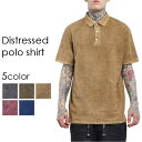 【5%OFFクーポン!9/24(水)1:59まで】RAiseNsE 半袖 ポロシャツ メンズ レディース トップス 鹿の子 ビンテージ 100%綿 ムラ染 シン...