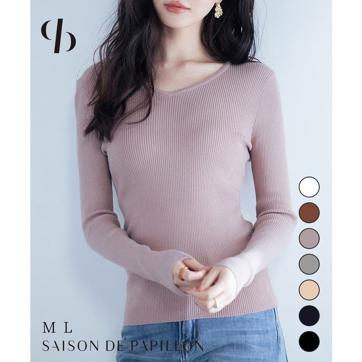 SAISON DE PAPILLON ����Ԥ�V�ͥå��˥åȥץ륪���С� �ȥåץ�