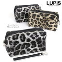 LUPIS レオパード柄スクエアポーチ バッグ・鞄