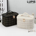 LUPIS ツイードコスメポーチ バッグ・鞄