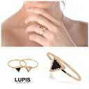 LUPIS モノトーンカラートライアングルリング 【リング 指輪 アクセサリー アクセ レディース 女性 激安 ギフト プレゼント おしゃれ 人気春夏 秋冬 オ...