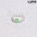 LUPIS キューブビーズパールリング アクセサリー