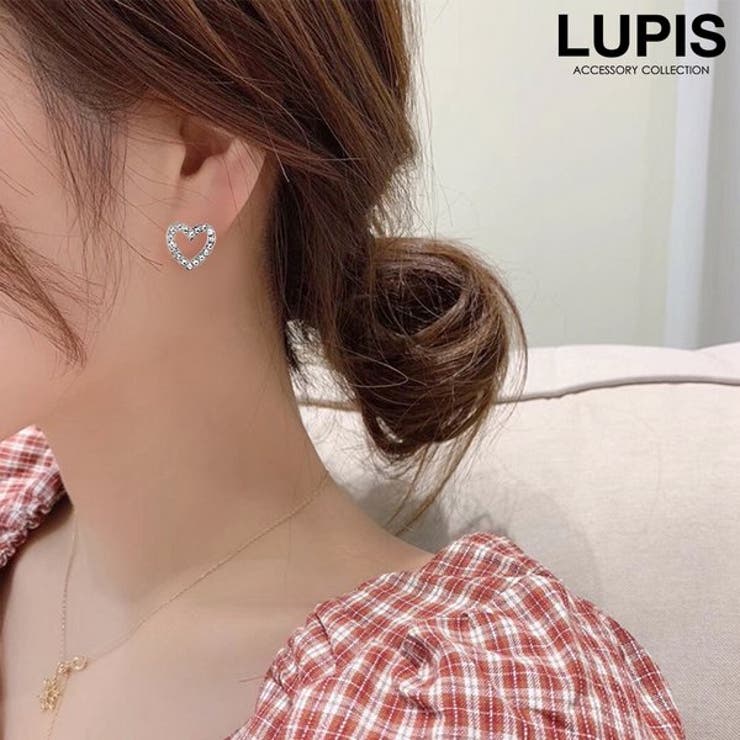 LUPIS きらきらオープンハートピアス 【ピアス アクセサリー アクセ レディース 女性 激安 ギフト プレゼント おしゃれ 人気 春夏 秋冬オールシーズン】...