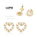 LUPIS オープンハートパールピアス 【ピアス アクセサリー アクセ レディース 女性 激安 ギフト プレゼント おしゃれ 人気 春夏秋冬オールシーズン オー...