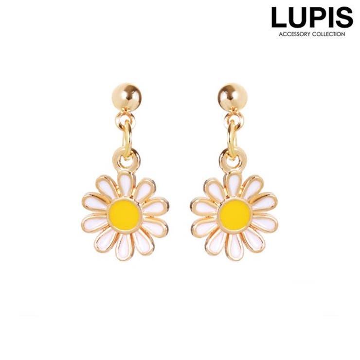 LUPIS マーガレットフラワーピアス 【アクセサリー アクセ レディース 女性 激安 ギフト プレゼント おしゃれ 人気 春夏】 アクセサリー
