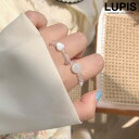 【7/11 1:59まで 5%OFFクーポン】LUPIS クリアビーズリング 【プチプラ ゴム 伸びる 指輪 韓国ファッション ハート ラウンド ホワイト クリ...