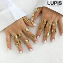 LUPIS イニシャルメタルリング【指輪】 アクセサリー