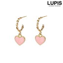 【8/11まで5%OFFクーポン】LUPIS ハートモチーフツイストフープピアス【S925ポスト】 アクセサリー