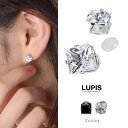 LUPIS スクエアカットマグネットピアス【磁石ピアス】 アクセサリー