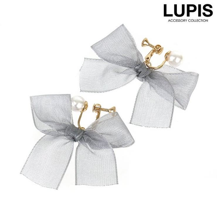 LUPIS フェミニンリボンパールイヤリング 【アクセサリー アクセ レディース 女性 激安 ギフト プレゼント おしゃれ 人気 春夏 秋冬オールシーズン】 ア...