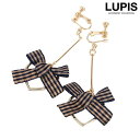 【5/16 1:59まで 5%OFFクーポン】LUPIS リボン×ハートイヤリング 【アクセサリー アクセ レディース 女性 激安 ギフト プレゼント おしゃれ...