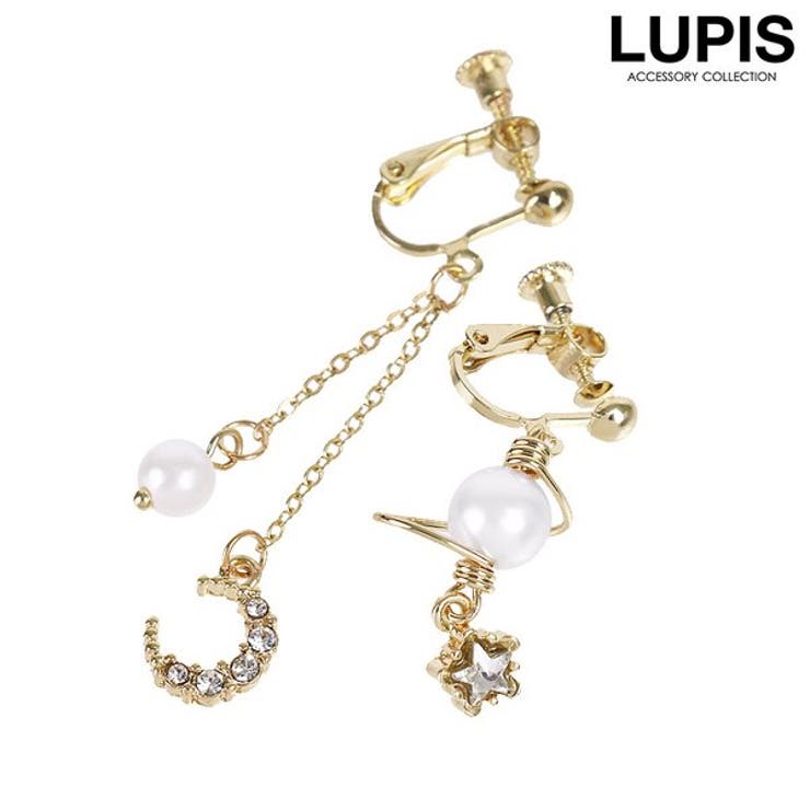 LUPIS ギャラクシーアシンメトリーイヤリング アクセサリー