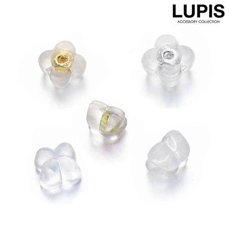 LUPIS フラワーシリコンキャッチ アクセサリー