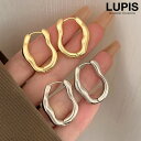 LUPIS ニュアンスメタルフープピアス アクセサリー