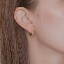 LUPIS 【金属アレルギー対応 316L】ツイストプチステンレスフープピアス アクセサリー
