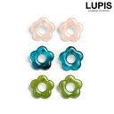LUPIS アクリルフラワーピアス アクセサリー