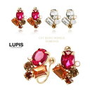 【5/16 1:59まで 5%OFFクーポン】LUPIS カットビジューピアス・イヤリング 【ピアス イヤリング カットビジュー ノンホール アクセサリー アク...