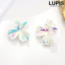 【5/10限定 15%OFFクーポン】LUPIS オーロラフラワーイヤリング アクセサリー