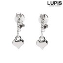 【5/10限定 15%OFFクーポン】LUPIS loveハートイヤリング【クリップ式】 アクセサリー