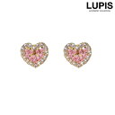 LUPIS ガーリーパヴェハートイヤリング【クリップ式】 アクセサリー