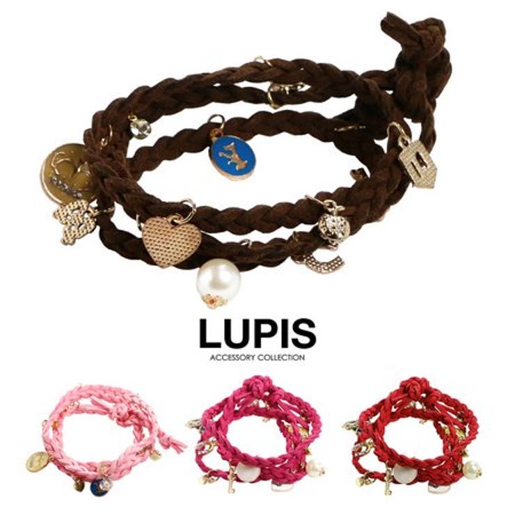 【10％OFFクーポン！2/10(火)1:59まで】LUPIS レディース ブレスレット レザーモチーフブレスレット 【レディース ブレスレット 多重ブレスレットアクセサリー】 アクセサリー