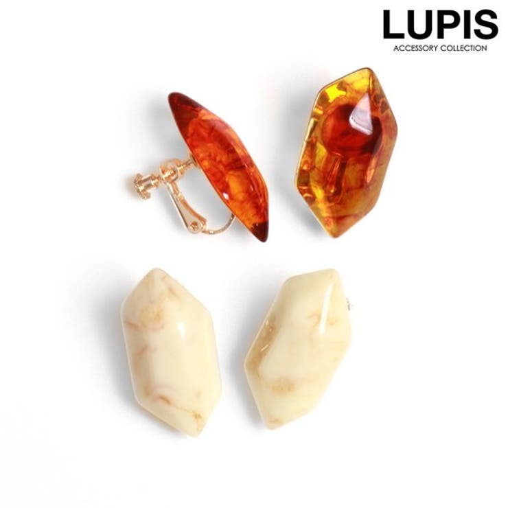LUPIS ヘキサゴンマーブルイヤリング 【アクセサリー アクセ レディース 女性 激安 ギフト プレゼント おしゃれ 人気 春夏 秋冬 オールシーズン】 アク...
