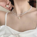 LUPIS パール2連ネックレス アクセサリー