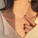 【5/16 1:59まで 5%OFFクーポン】LUPIS クリスクロスチェーンネックレス アクセサリー