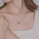LUPIS 【金属アレルギー対応 316L】ドロップステンレスネックレス アクセサリー