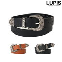 LUPIS ウエスタンベルト 【ベルト レディース ウエスタンベルト フェイクレザー 太め 激安 安い プチプラ ルピス LUPIS】 小物